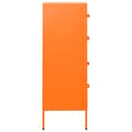 Miniatyrbilde 3 av 11: vidaXL Kommode oransje 80x35x101,5 cm stål