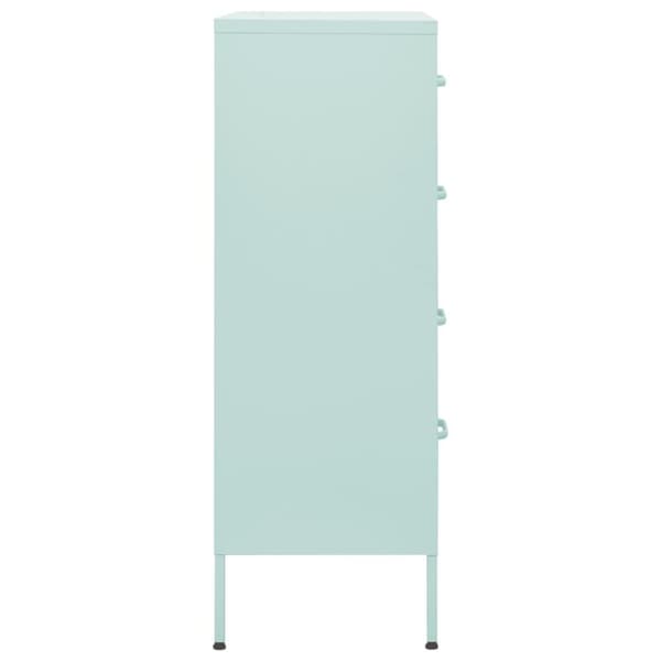 vidaXL kommode 80x35x101,5 cm Mintgrøn