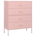 Miniatyrbillede 1 af 11: vidaXL kommode 80x35x101,5 cm Lyserød