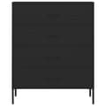 Miniatyrbillede 3 af 11: vidaXL kommode 80x35x101,5 cm Sort