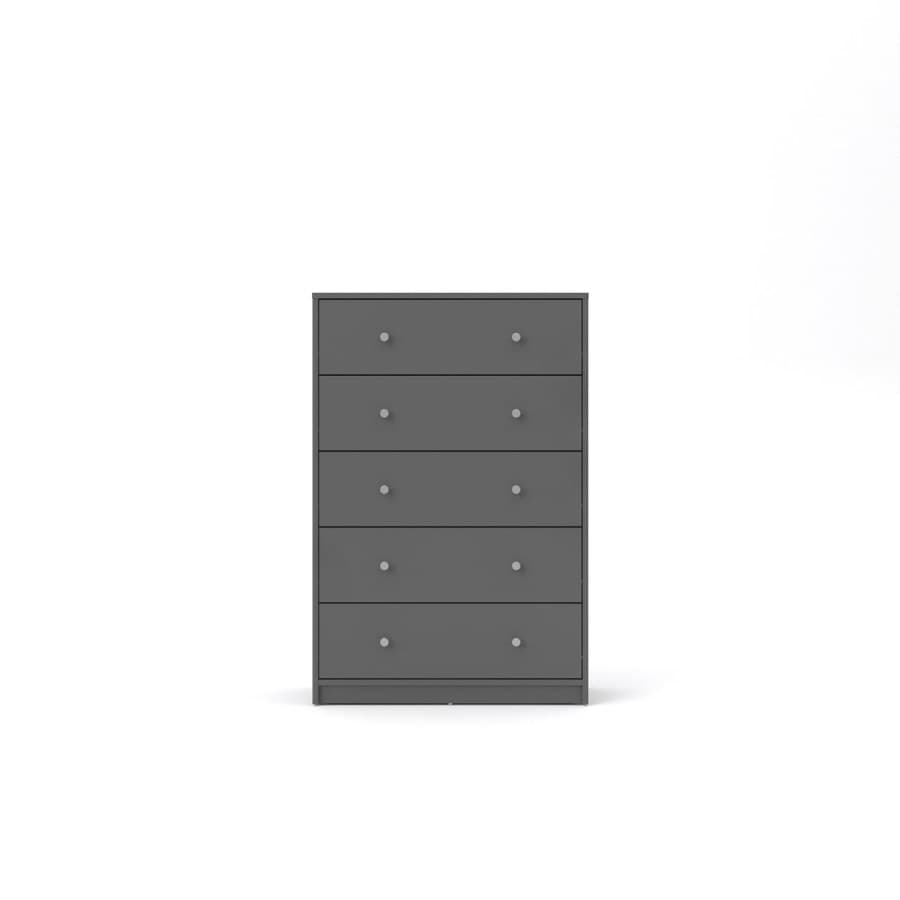 Maria byrå 5 lådor grå.