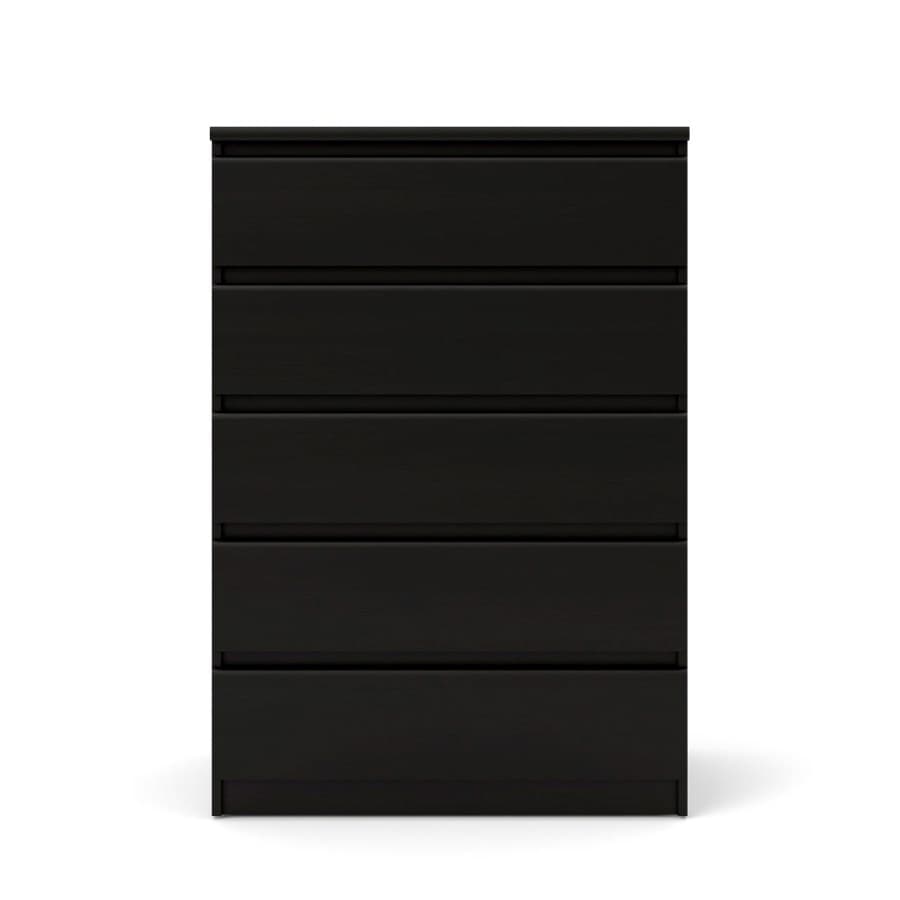 Nada byrå 5 lådor kaffe färgad.