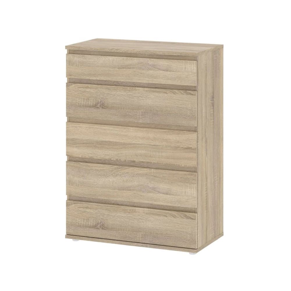 Nora byrå B 5 lådor ek struktur look.