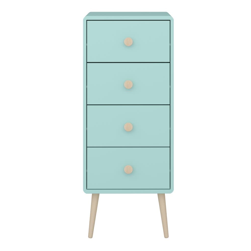 Gry byrå 4 lådor mynta.