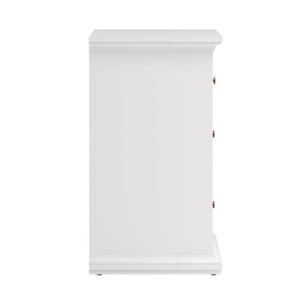 Venedig kommode med 2 små og 2 store skuffer, bredde 96cm, høyde 86 cm hvit.