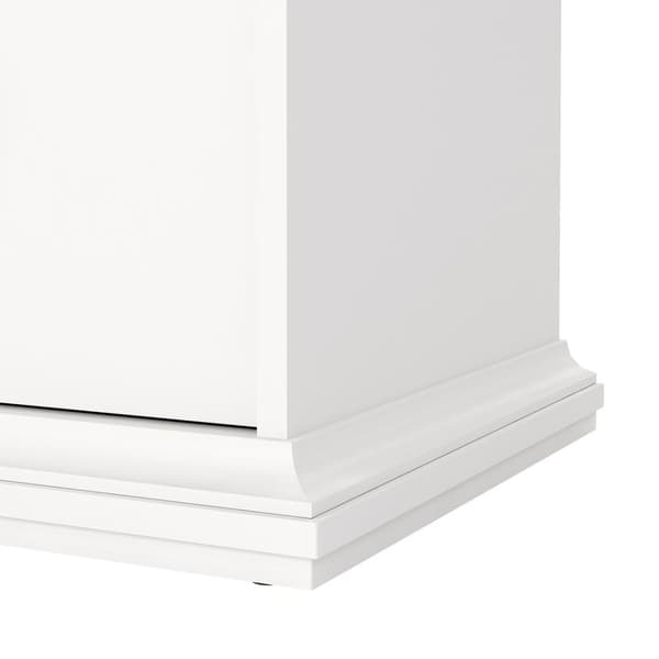 Venedig kommode med 2 små og 2 store skuffer, bredde 96cm, høyde 86 cm hvit.