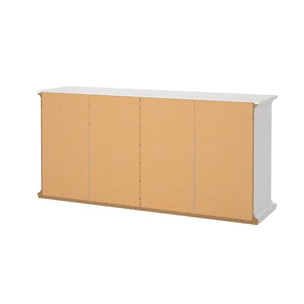 Venedig kommode med 4 store og 4 små skuffer, bredde 183 cm, høyde 86 cm hvit.