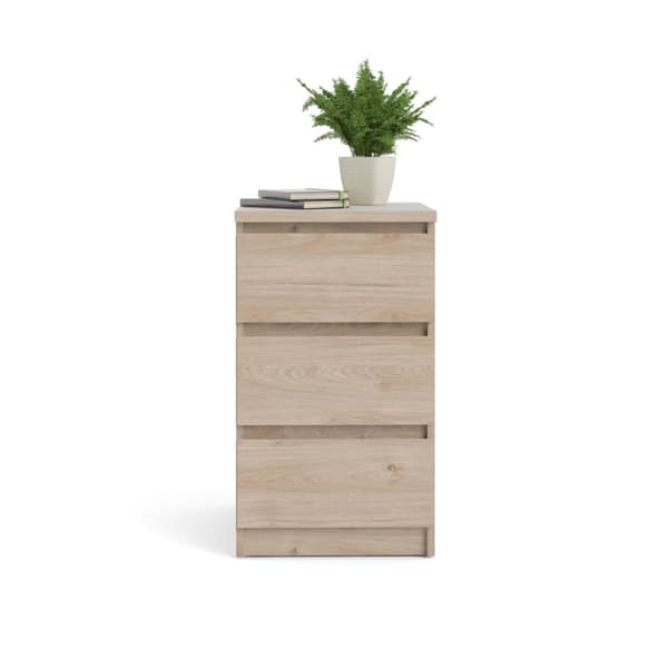 Nada kommode 3 skuffer Hickory dekor.