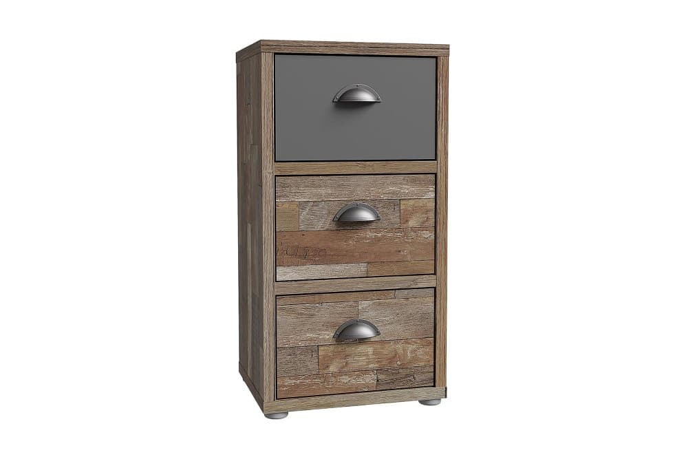 DUDESTI Garderob 62x171 cm Brun/Grå