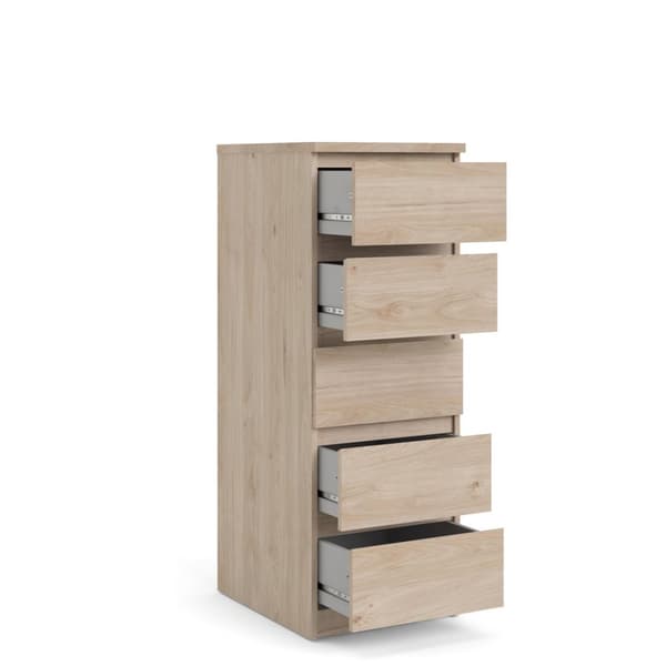 Nada kommode 5 skuffer Hickory dekor.