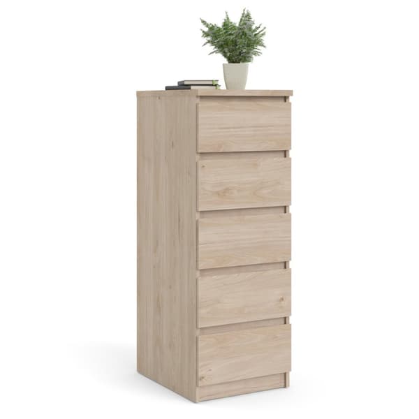 Nada kommode 5 skuffer Hickory dekor.