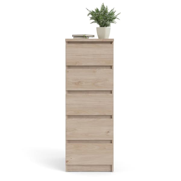 Nada kommode 5 skuffer Hickory dekor.