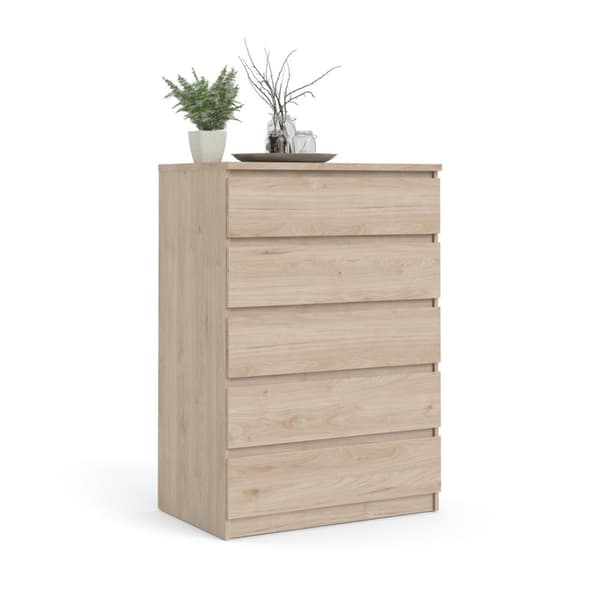 Nada kommode 5 skuffer Hickory dekor.