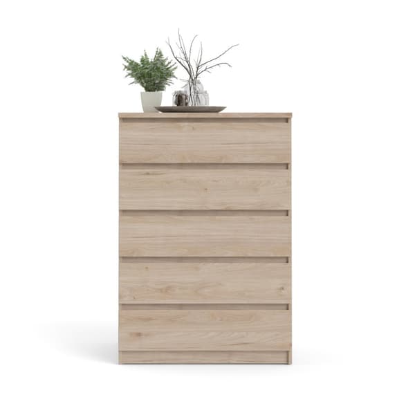 Nada kommode 5 skuffer Hickory dekor.