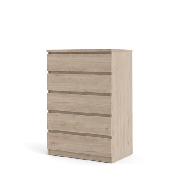Nada kommode 5 skuffer Hickory dekor.