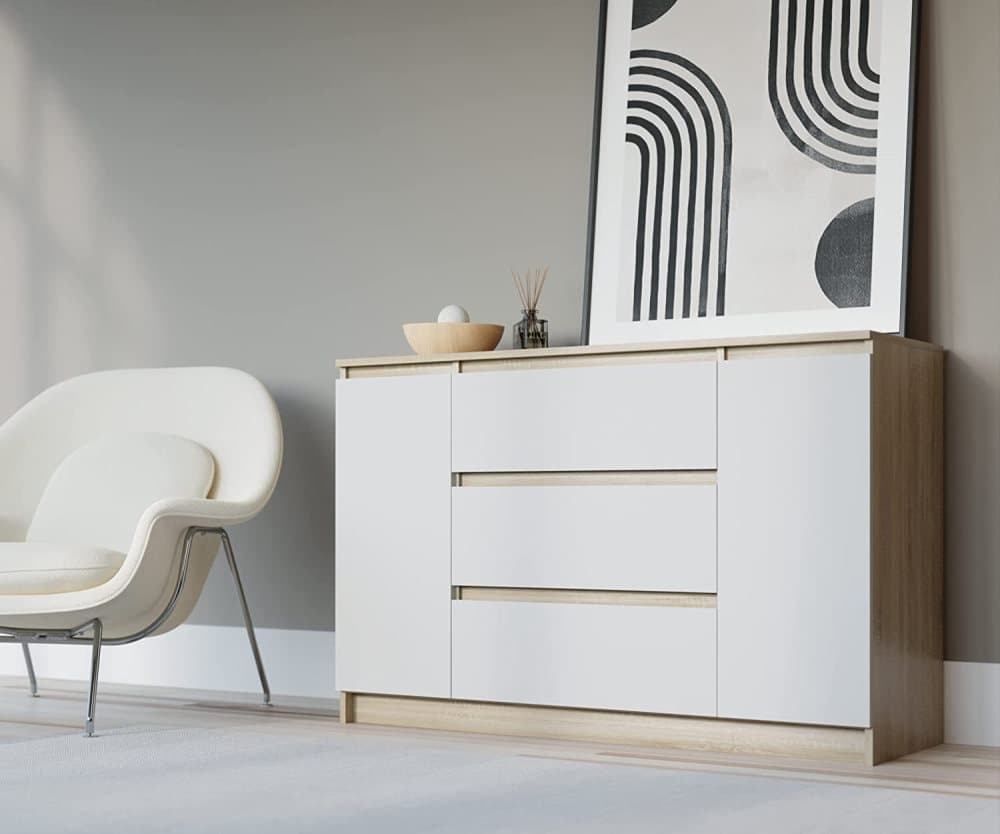 Modern byrå DEMI 2D3S 120 CM