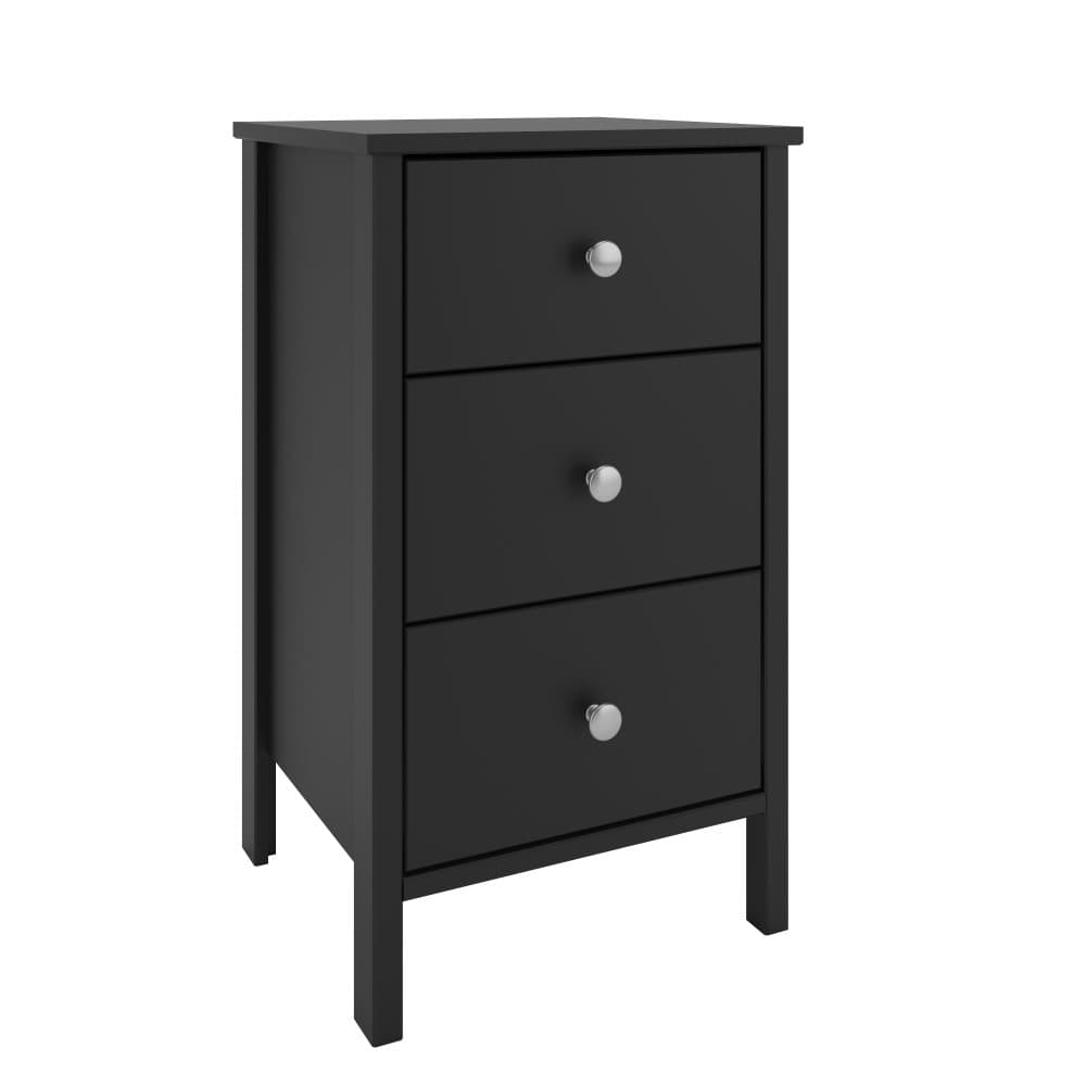 Trone byrå med 3 lådor i kaffefärgad.