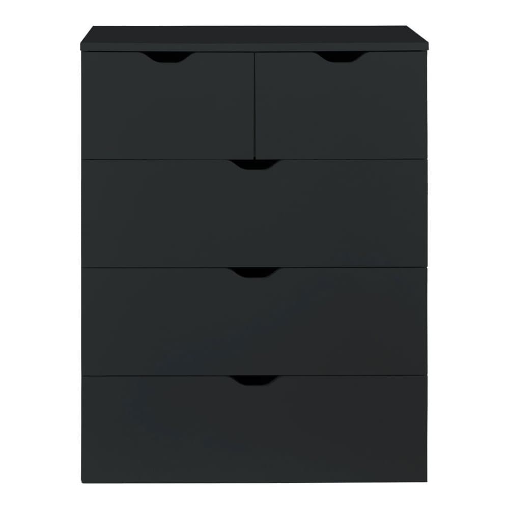 Basix byrå 4 lådor svart.