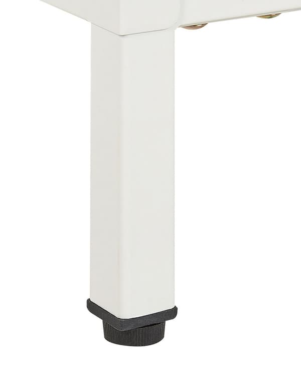 Laatikosto valkoinen 43 x 103 x 40 cm teräs matta 3 laatikkoa teollinen E-pinnoite