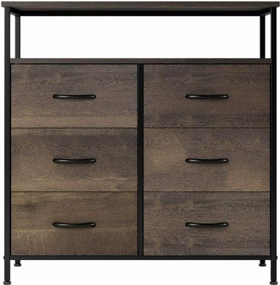 Friick Industrial Dresser - Skåp - Industrial Dresser - Skåp med lådor - Ljusbrun - 80x30x82cm
