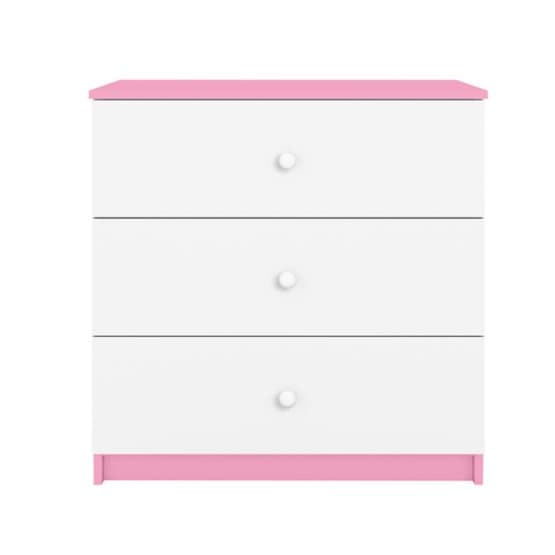 Byrå - Babydreams Rosa - karhu perhosilla