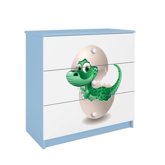 Byrå - Babydreams Blå - Dinosaur
