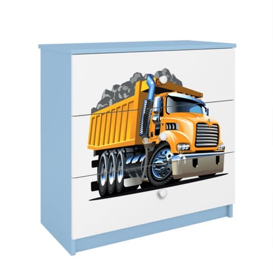 Byrå - Babydreams Blå - Truck