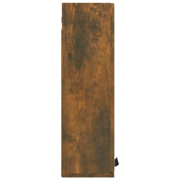 vidaXL Spegelskåp rökfärgad ek 64x20x67 cm