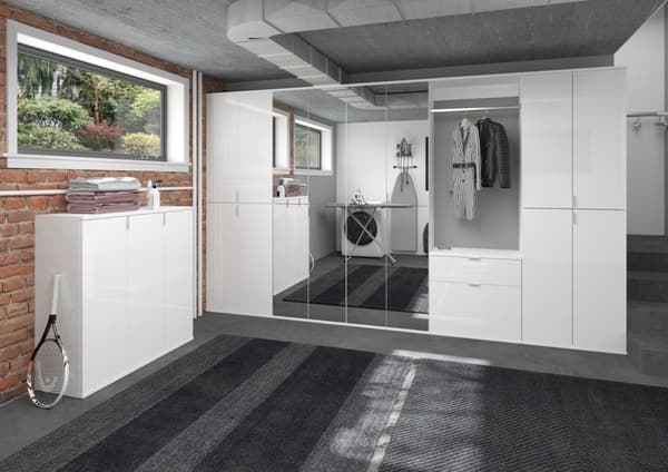 ProjektX kommode 6 låger hvid.