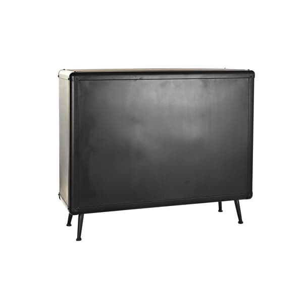 Byrå DKD Home Decor Brun Svart Metall Gran Loft 114 x 42 x 96 cm