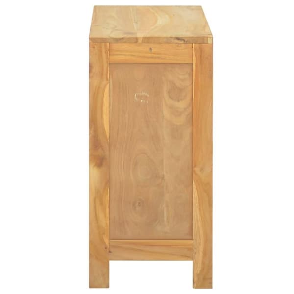 vidaXL Lipasto 80x30x55 cm täysi tiikki