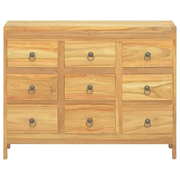 vidaXL Lipasto 80x30x55 cm täysi tiikki
