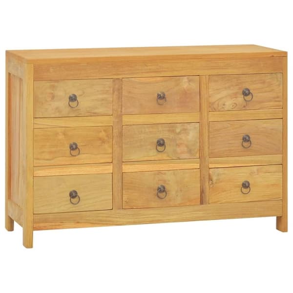 vidaXL Lipasto 80x30x55 cm täysi tiikki