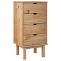 Miniatyrbillede 1 af 7: vidaXL kommode OTTA 45x39x90 cm massivt fyrretræ