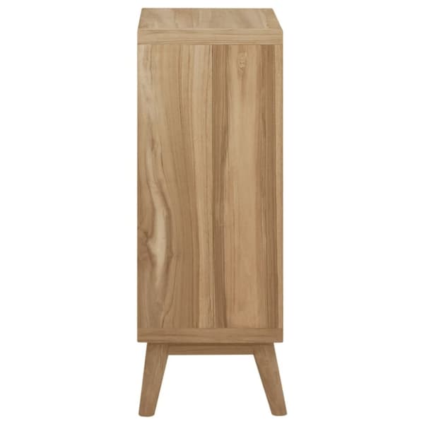 vidaXL Byrå 56x30x80 cm massiv teak