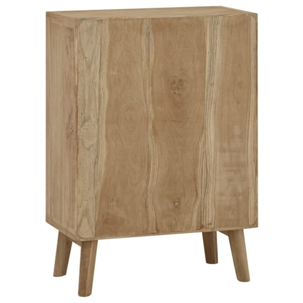 vidaXL Byrå 56x30x80 cm massiv teak
