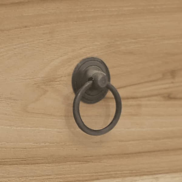 vidaXL Byrå 56x30x80 cm massiv teak