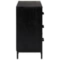 Miniatyrbilde 5 av 11: vidaXL Kommode svart 75x35x70 cm heltre furu