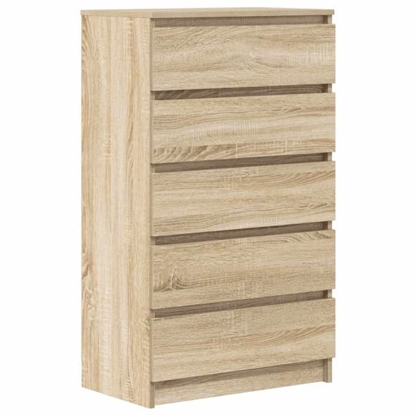 vidaXL Laatikosto Sonoma-tammi 60x36x103 cm tekninen puu