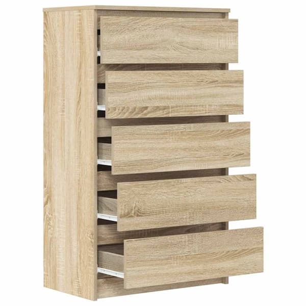 vidaXL Laatikosto Sonoma-tammi 60x36x103 cm tekninen puu