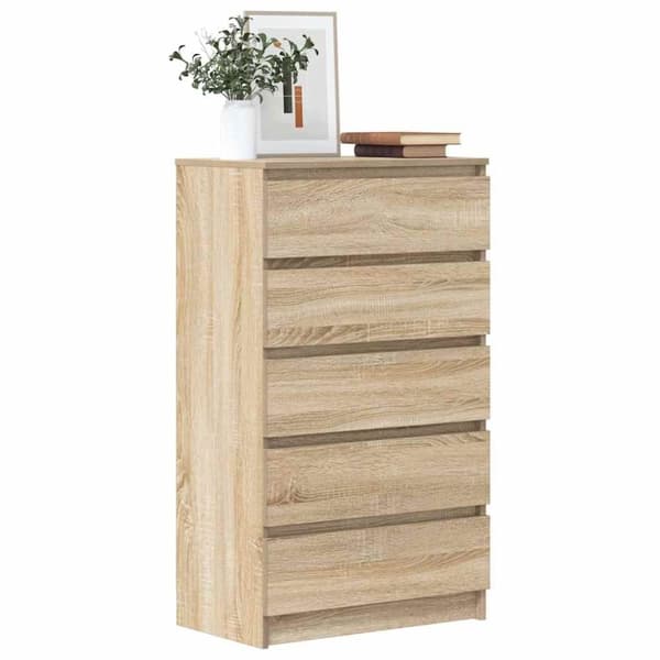 vidaXL Laatikosto Sonoma-tammi 60x36x103 cm tekninen puu