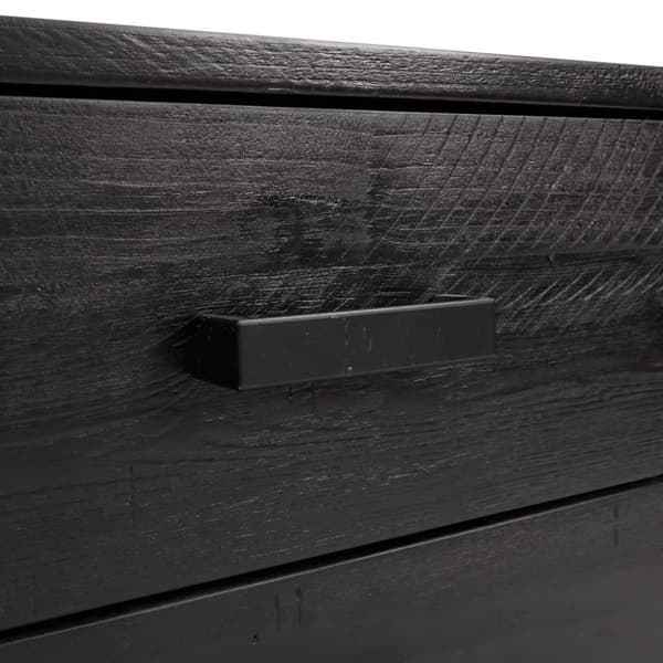 vidaXL Lipasto musta 75x35x70 cm täysi mänty