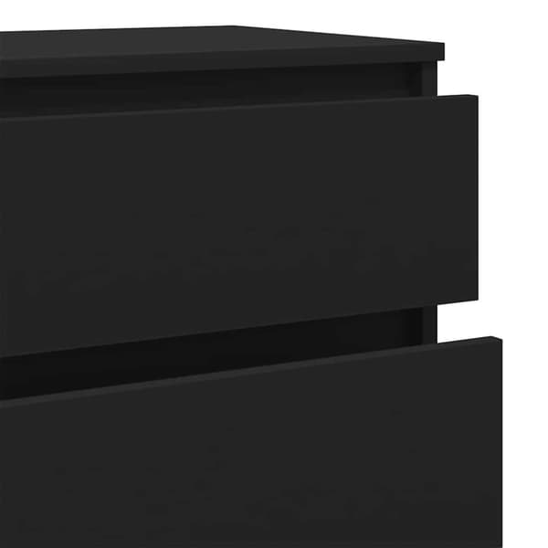 vidaXL Laatikosto musta 60x36x103 cm tekninen puu