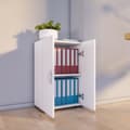 Miniatyrbilde 3 av 5: Ulas2 kontorskap 2 dører hvit.
