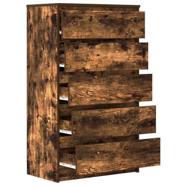 vidaXL Laatikosto savutammi 60x36x103 cm tekninen puu