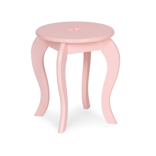 Lasten peilipöytä - 110x65 cm - puu - pinkki