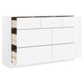 Miniatyrbilde 4 av 10: vidaXL Kommode ALTA hvit 112x35x73 cm heltre furu
