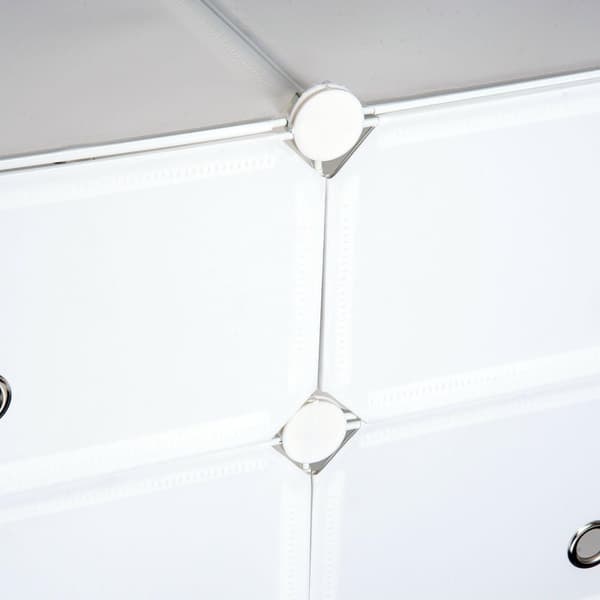 Rootz skabsgarderobe - hvid - stål, plast - 29,52 cm x 14,56 cm x 28,74 cm