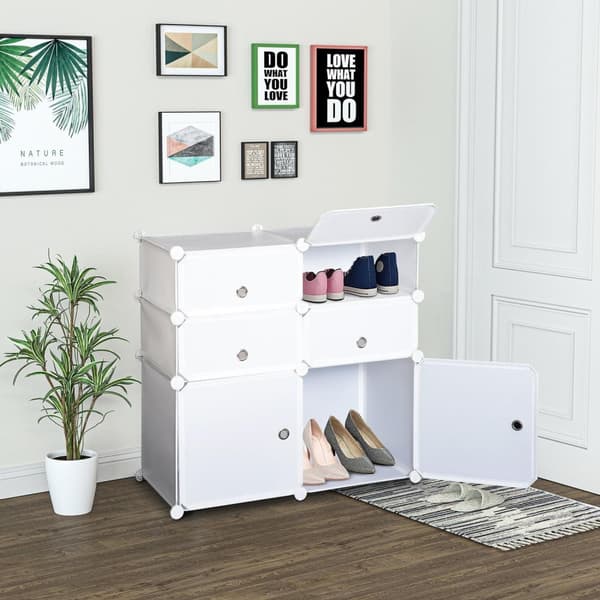 Rootz skabsgarderobe - hvid - stål, plast - 29,52 cm x 14,56 cm x 28,74 cm
