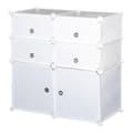 Miniatyrbillede 1 af 6: Rootz skabsgarderobe - hvid - stål, plast - 29,52 cm x 14,56 cm x 28,74 cm
